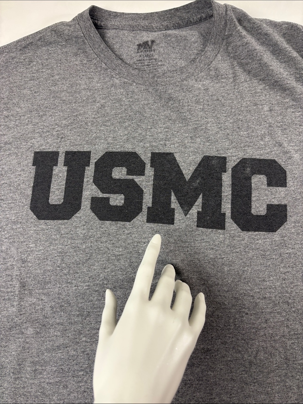 United States Marine Corps aka USMC grey training T-shirt